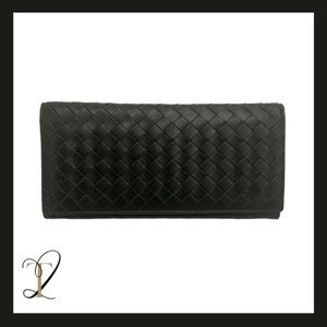 BOTTEGA VENETA Intrecciato Bifold Long Wallet Long Wallets
